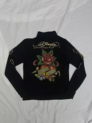 RARE Vintage Ed Hardy Diamonte Jacket • $220