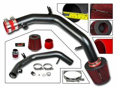 Cold Air Intake Kit MATT BLACK + RED For 99-04 Golf Jetta MK4 VR6 GTI 2.8L V6 • $98.99