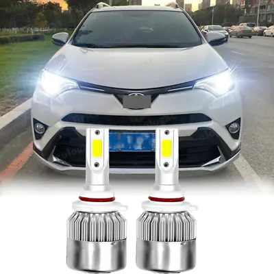 For Toyota RAV4 2016 2017 2018 - 9012 LED Headlight Bulbs 6000K White Hi-Lo Beam • $15.99