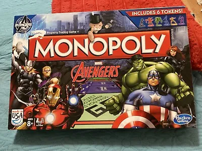 Avengers Monopoly Complete Game; Hulkthoriron Mancaptain Americahawkeye • $18