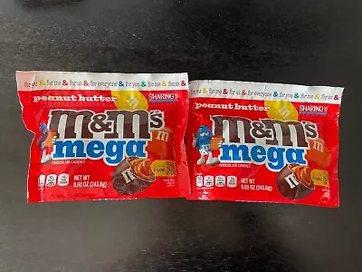 Peanut Butter M&m’s Mega 2 Bags Of 8.6 Oz Each  • $10