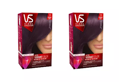 2 Pack Vidal Sassoon 3VR Deep Velvet Violet Pro Series Permanent Hair Color Each • $20.85