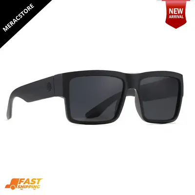 SPY Cyrus Men's HD Polarized Sunglasses Matte Black Happy Lens Shades Brand New • $22.99