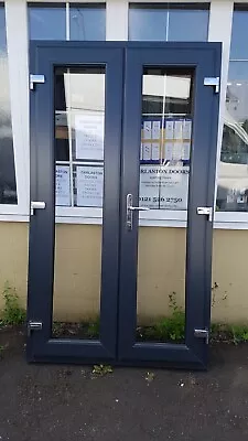 £780 • Buy New Anthracite Grey On White Upvc French  Doors Glass Hardware Free Delivery