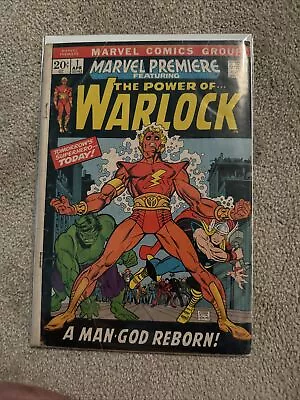 Marvel Premiere #1 Ft. Power Of Warlock (1972) 1st App Adam Warlock & Soul Gem • $60