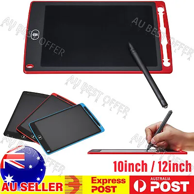 $15.90 • Buy 10 / 12  LCD Writing Tablet Drawing Board  Handwriting Pad AU