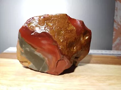 468g Red Green Poly Chrome  Ocean Jasper  Crystal Minerals Raw Rock Specimen  • £9.99