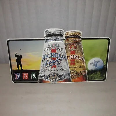 Michelob Beer SIGN GOLF PGA LPGA 2001 Tin • $45