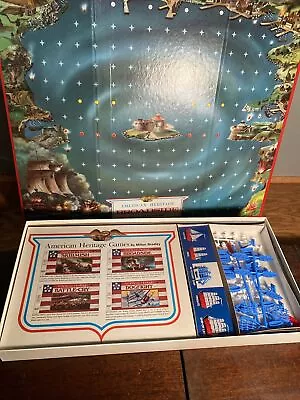 Milton Bradley BROADSIDE Naval War Battle Board Game 1975 American Heritage 4270 • $75.99