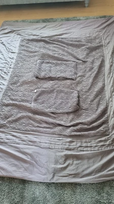 £25 • Buy Jeff Banks Mocha Bedspread And Cushion Covers