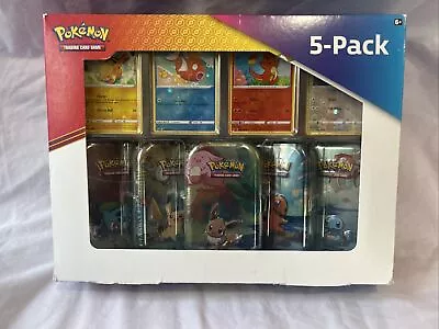 Pokémon TCG Tin Kanto Power 5 Mini Tin Box Set • $70
