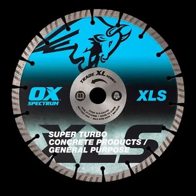 OX Trade XL Super - Turbo Segmented Diamond Blade - Concrete & GP - 230/22.23mm • £15.43