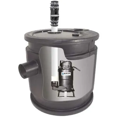 $729 • Buy Burcam Pumps 401446P - 3/4 HP Cast Iron Grinder Pump System (24  X 24 )
