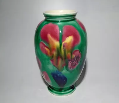 Poole Studio 8  / 20.5cm Vase Hand Painted Nikki Massarella Janice Tchalenko • £79.95