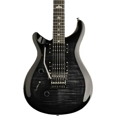 PRS SE Custom 24 Floyd  Lefty  Left-Handed Electric Guitar Charcoal Burst W/Bag • $1091.55