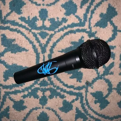 Jake Bugg Hand Signed Black Qtx Microphone Blue Pen Coa Proof • £80