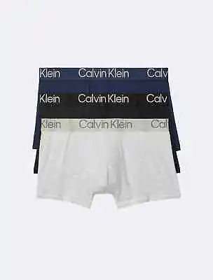 New Men Calvin Klein 3-Pack Cotton Stretch Boxer's Briefs Classic CK Underwear  • $23.99