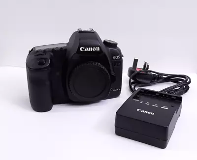 Canon EOS 5D Mark Ii (2) Full Frame DSLR Camera Body Only Charger & Battery • £122