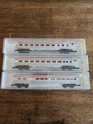 Lot Of 3 Minitrix 3046 3056 Candian Pacific CP Rail Coach Passenger Car N SCALE • $20