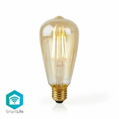 E27 Screw 40W ST24 Filament Edison Light Bulb Vintage Antique Wifi Alexa Google • £14.52