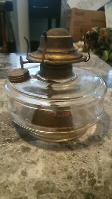 Vintage Small Kerosene Lamp Eagle Burner • $12.95