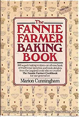 The Fannie Farmer Baking Book Hardcover Marion Cunningham • $6.29