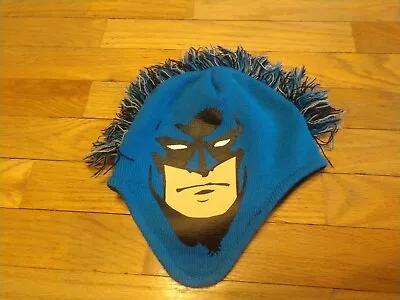 Blue Batman Winter Face Beanie With Mohawk Size Small 12 • $10.40