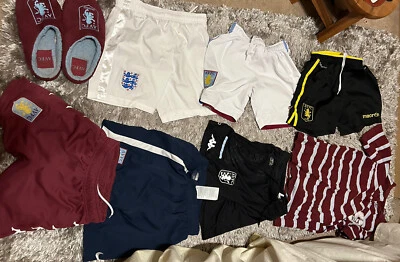 £18 • Buy Aston Villa Football AVFC Child 8-10 Shorts Top Bundle Lot  Etc