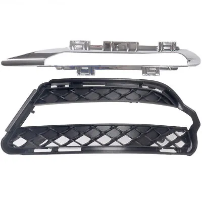 Fit For 10-13 Mercedes W221 S350/400 Left Front Bumper Outer Grille Chrome Trim • $48.91