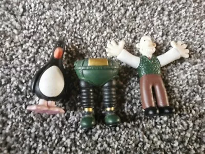 Vintage Bundle Of Wallace And Gromit Figures The Wrong Trousers • £10
