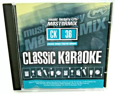 Classic Karaoke Mastermix CD (Music Factory) CK 36 - Robbie Willams Free P&P • £3.93