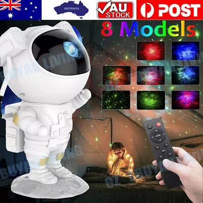 $33.88 • Buy LED Astronaut Projector Light USB Starry Night Light Bedside Table Lamps 2022 AU