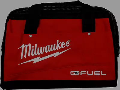 New Milwaukee M12  FUEL  13  X 10  X 9 Canvas Drill Tool Bag/Case • $12.99