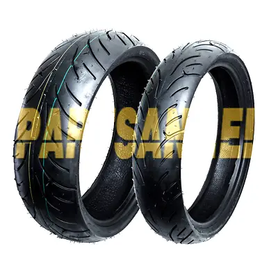 Front & Rear Tire Set 120/70-17 190/50-17 Motorcycle • $155
