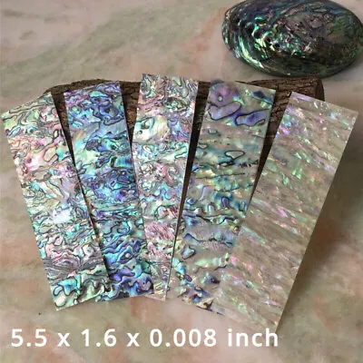 Natural Green/Blue Inlay Material Abalone Shell Blanks DIY Size 140x40mm Home* • $36.79