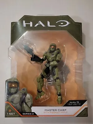 Halo Infinite Series 2 Action Figure With Stand & Weaponry - MASTER CHIEF MISB • $37