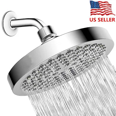 $15.99 • Buy Luxury Shower Head High Pressure Waterfall Bathroom Showerhead Adjustable Angles