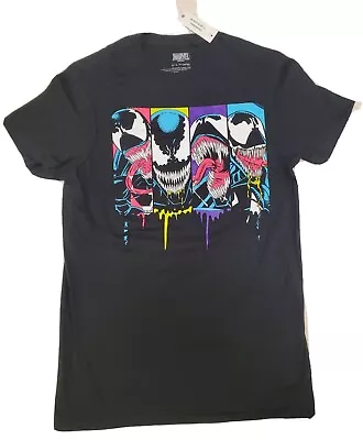 Venom Marvel Shirt Size S Small (34-36) Neon Paint Colors And Drips - New • $15.95