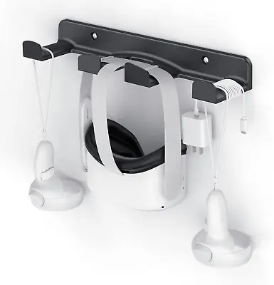 VR Wall Mount Storage Stand Hook-For Meta/Oculus Quest 2/Quest/ Rift/ Rift S/ Va • £24.26