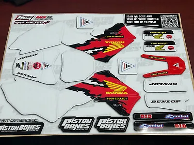 Losi Pro Moto Mx Graphics Decals Old School Retro Style 1-800-collect Honda Kit • $65