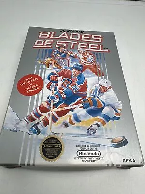 Nintendo NES Blades Of Steel CIB 1988 Complete In Box Tested Black Circle Seal • $99.99