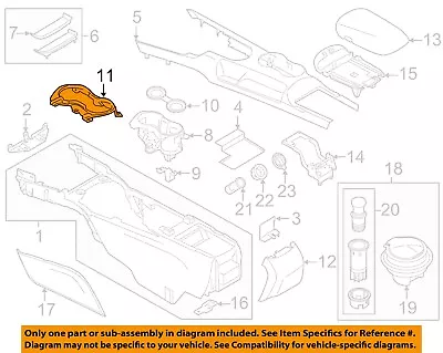 FORD OEM 15-19 Mustang Console Console-Trim Bezel FR3Z15A440AC • $36