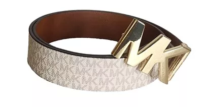 Michael Kors MK Logo Reversible Belt 1.5 In. Wide Medium • $29