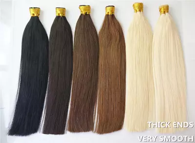 14-24Inch Double Drawn Remy Human Hair Extensions Keratin Stick I Tip Hair 1g/s • $29.32