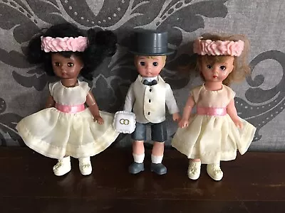 McDonalds Madame Alexander Doll Lot 3 Flower Girl Ring Bearer African American • $7.19