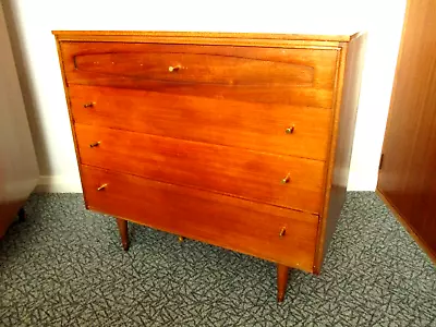 £49 • Buy White And Newton 1960s Mid Century Teak Stunning Bedroom Chest Of Drawers  &
