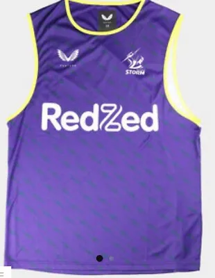 MELBOURNE STORM RUGBY LEAGUE TRAINING/GYM VEST (3XL ) New With Tags • £29.99