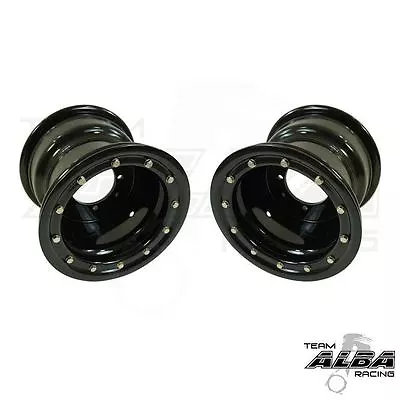 TRX 450R 400EX 300EX  Rear Wheels  Beadlock  8x8  3+5  4/110  Alba Racing  BB • $219