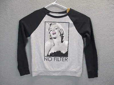 Marilyn Monroe Sweater Women's Large Long Sleeve No Filter 2015 • $9.99