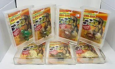 NOT MOTU METEORBS 2000 TRANSFORMABLE DINO-EGGS THINK WAY JURASSIC-ERA AFA SET X7 • $650